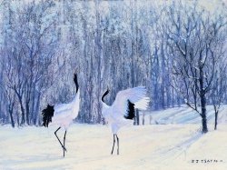 O094 蔡雪貞---雪仙翩翩 油畫 61x76.2cm